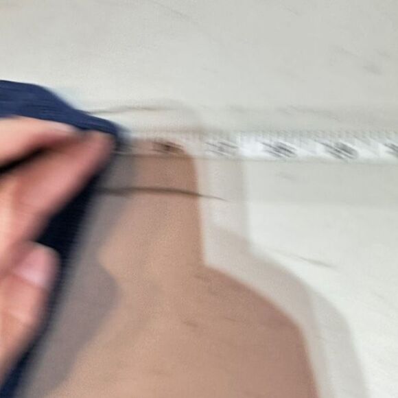 NWT Abercrombie & Fitch MIDI dress blue‎ Heathered open back cut out size small - Picture 9 of 13